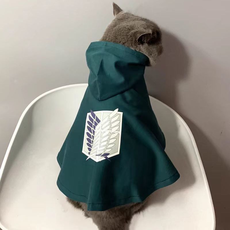 Attack Titan Cloak - Płaszcz dla psa Płaszcz dla kota
