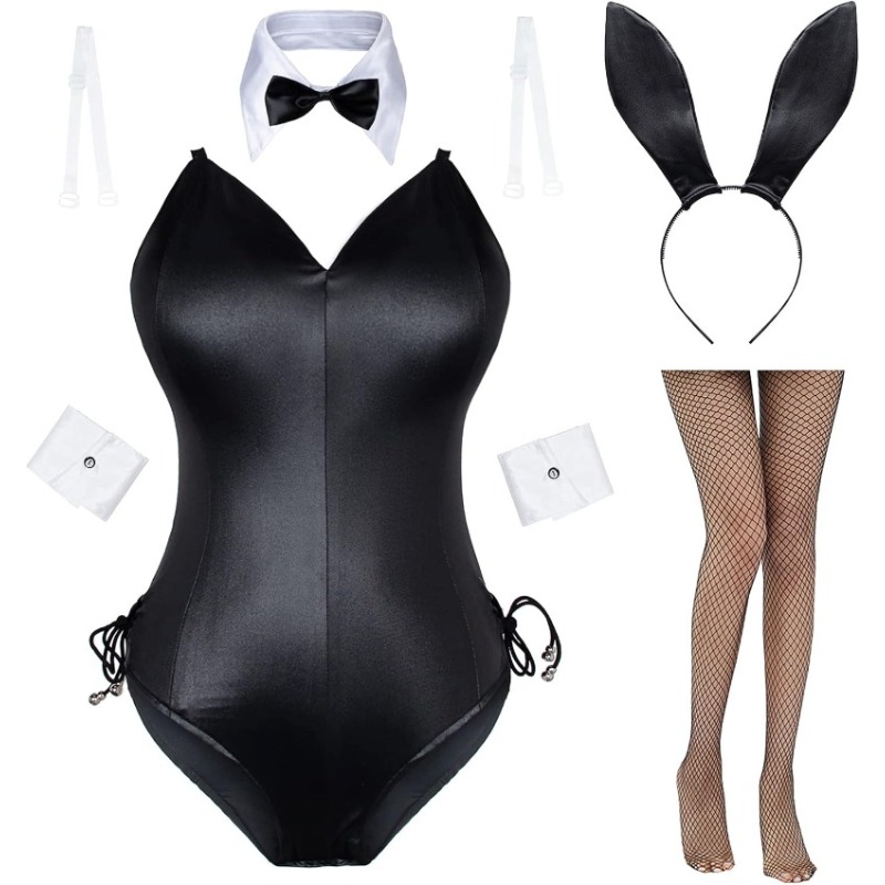 Anime Cosplay Jumpsuit - Kostium króliczka 2026, damski strój króliczka,