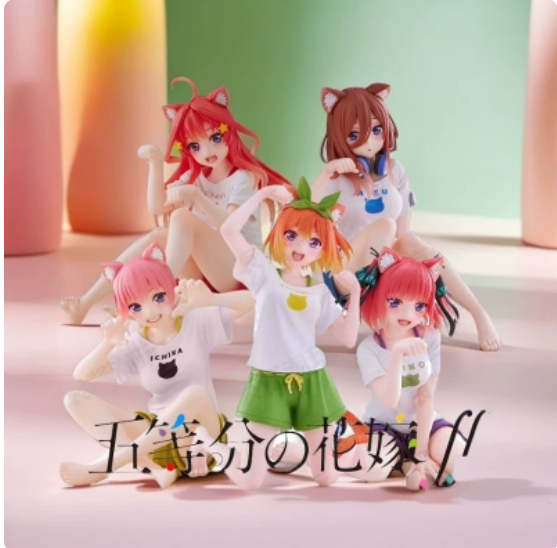 Quintuplets Anime Cosplay - Figurka The Quintessential Quintuplets Nakano Ichika