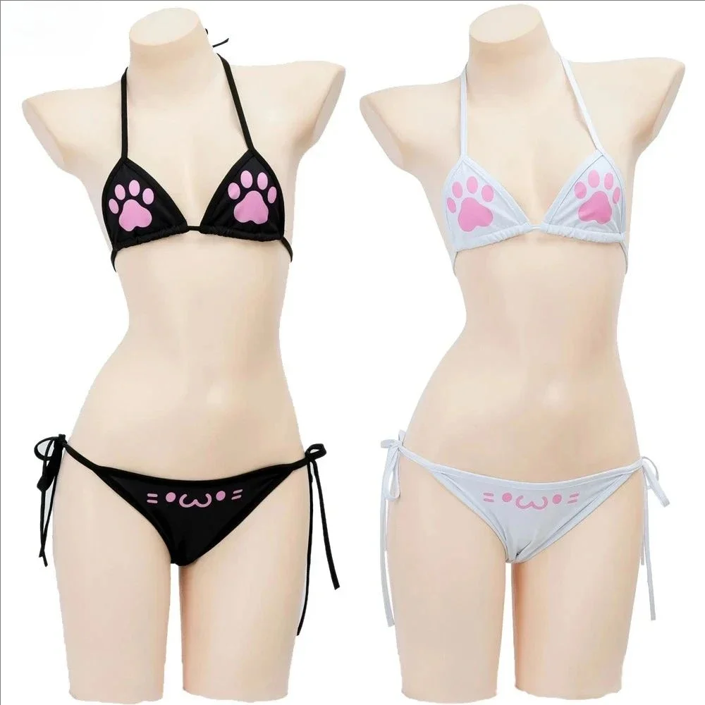 Anime Cosplay Bikini - Uroczy zestaw bielizny cosplay inspirowany anime,