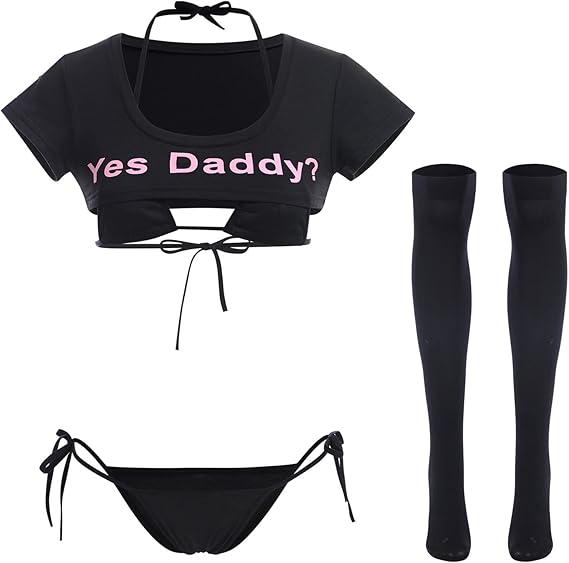 Anime Cosplay Bikini - Damski Uroczy Zestaw Bielizny Bikini Kawaii