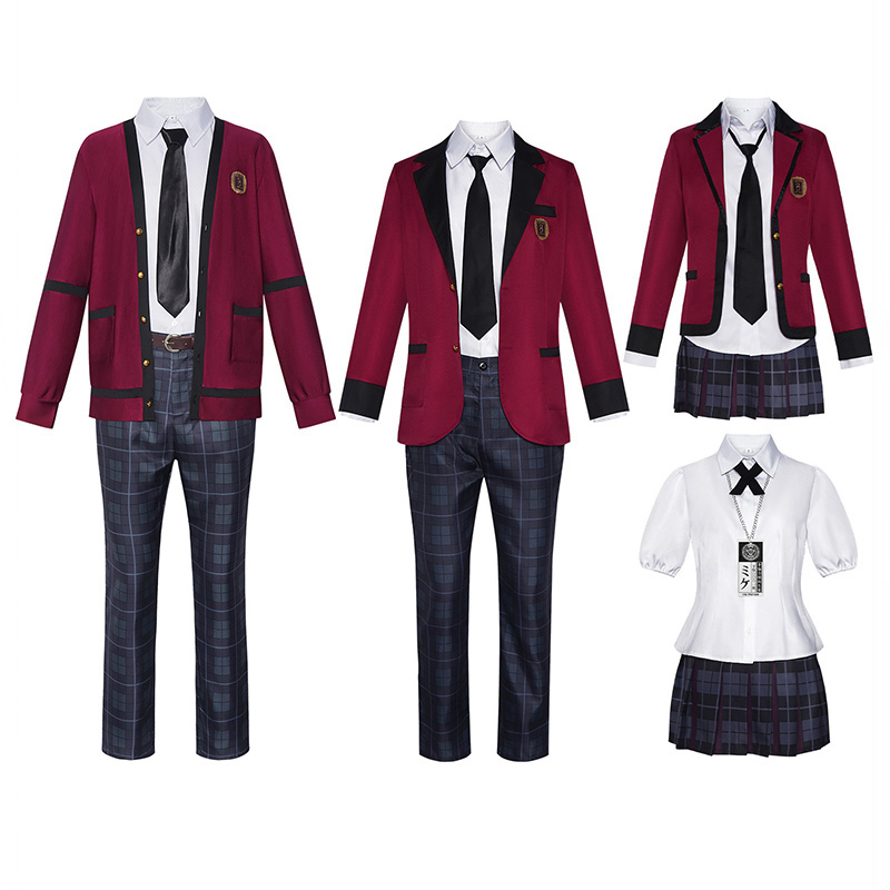 Anime Cosplay Kakegurui - Kostium Cosplay Kakegurui Jabami Yumeko Meari