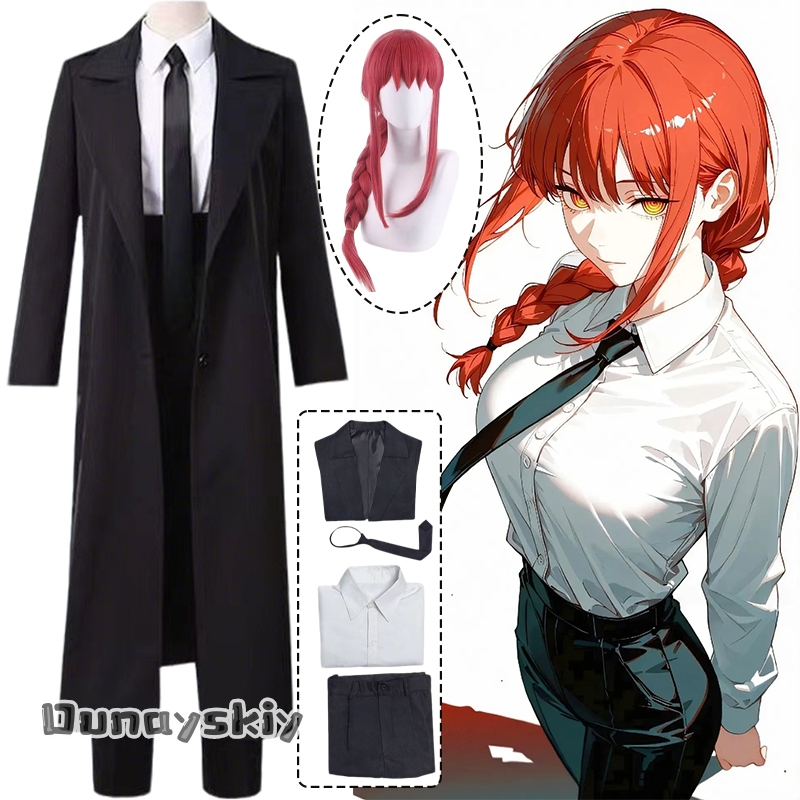 Anime Cosplay Makima - Kostium Cosplay Anime Man Makima {Hemera}