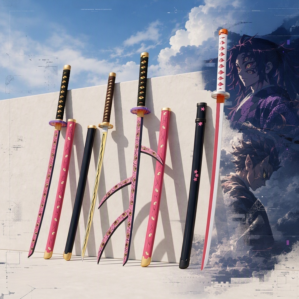 Cosplay Anime Zenitsu - 40-calowy miecz Demon Slayer Agatsuma Zenitsu,