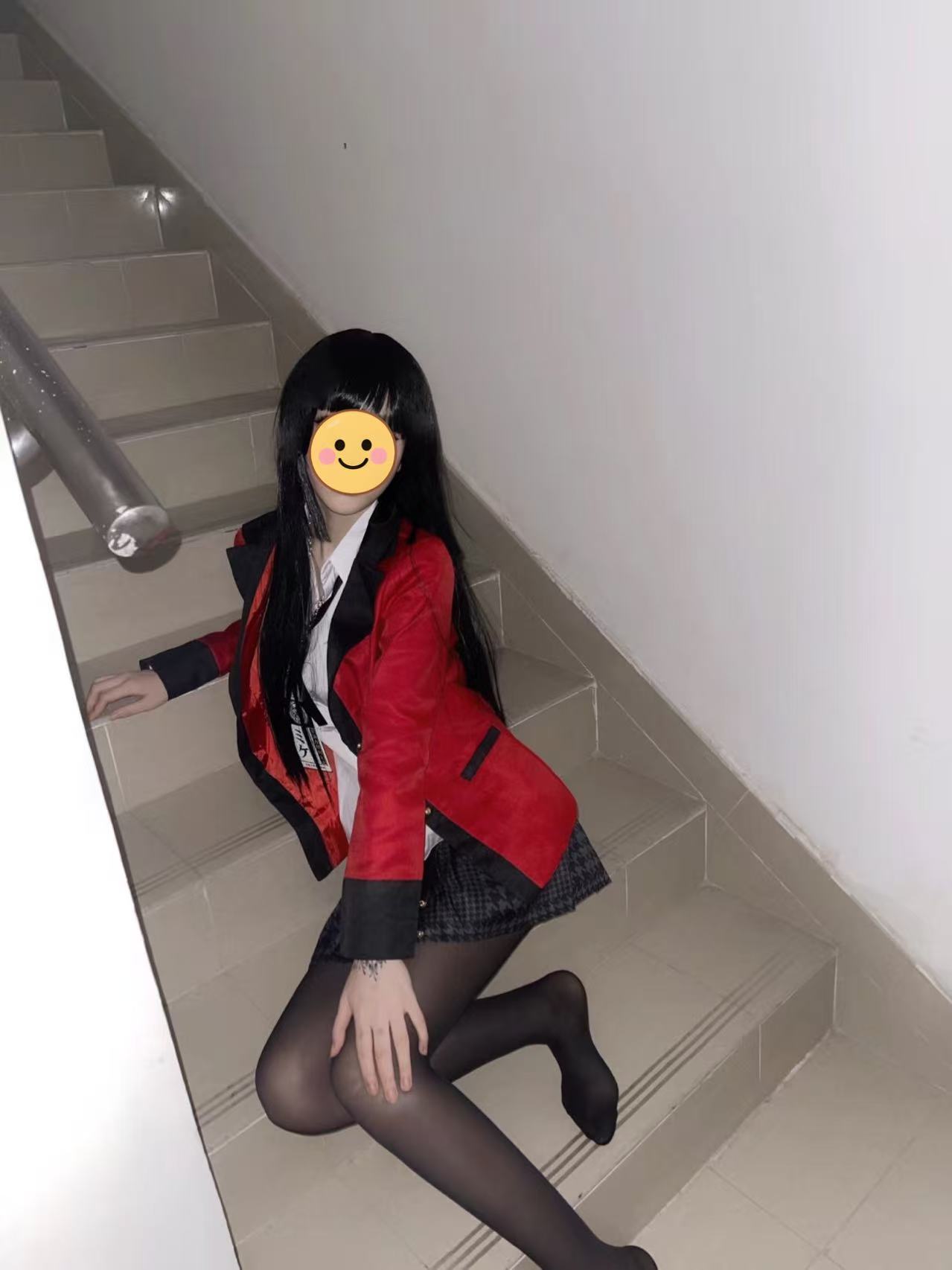 Anime Cosplay Kakegurui - Kostium Cosplay Jabami Yumeko, Strój Halloweenowy,