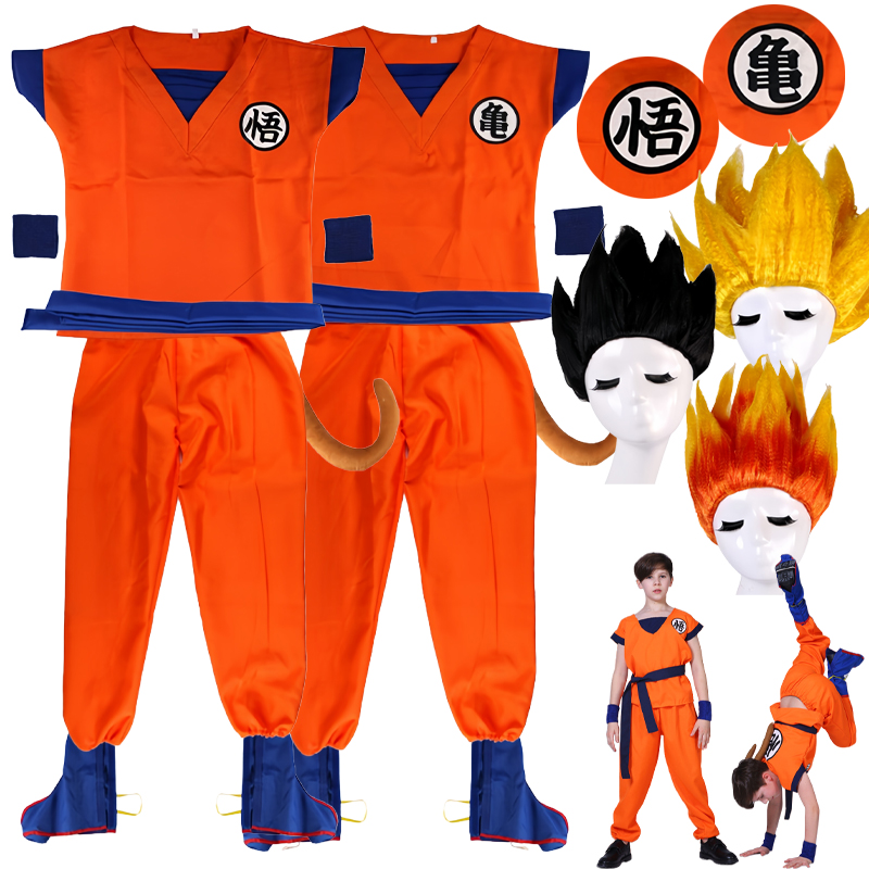 Kostium Halloween Goku dla dor – Kids Cosplay Anime recenzja i cena