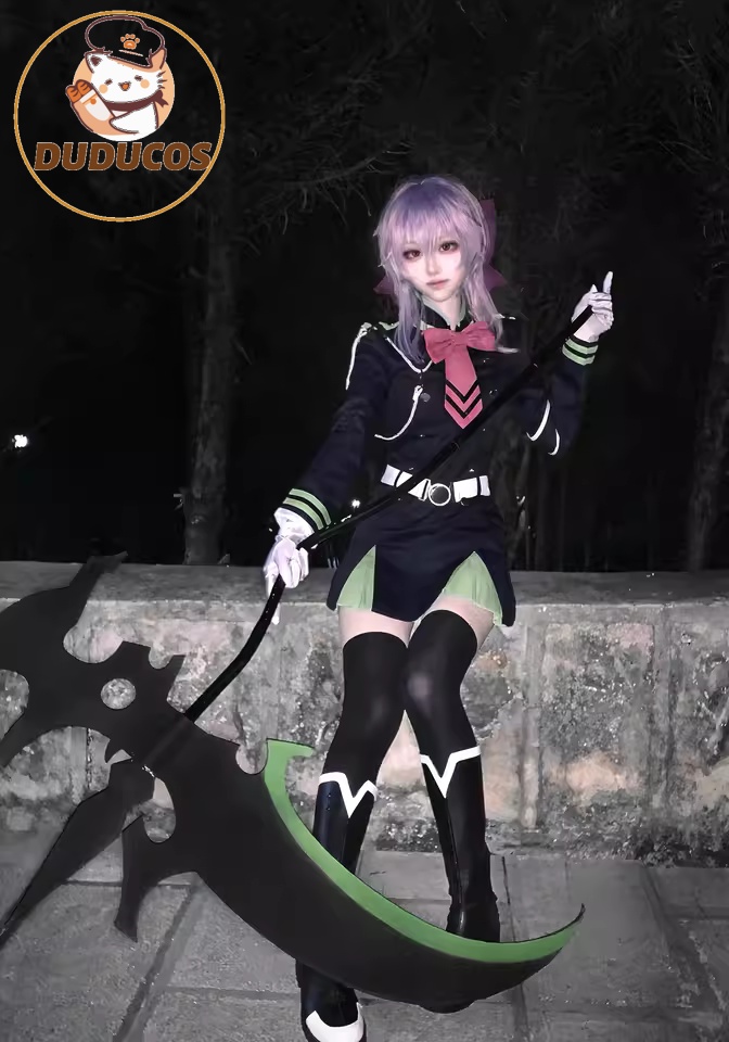 Anime Seraph of The End Shinoa – Anime Cosplay Female recenzja i cena