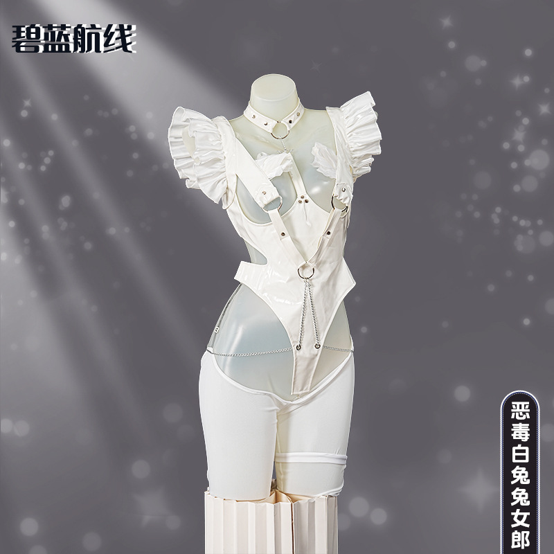 Uszy Złego Białego Królika ‌   – Anime Cosplay Jumpsuit recenzja i cena
