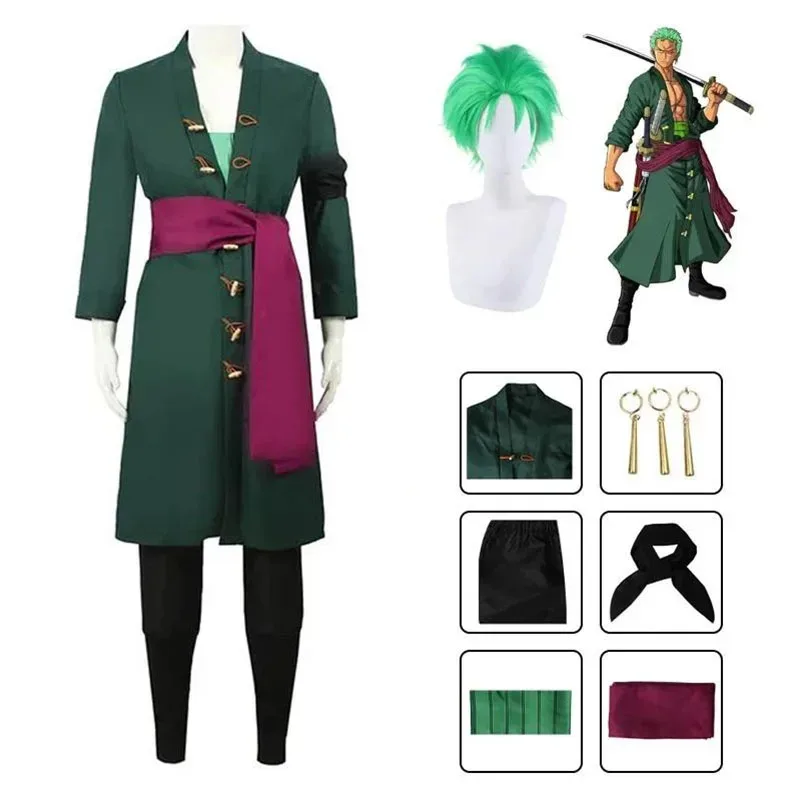 Kostium Cosplay Anime Roronoa, – Cosplay Anime Zoro recenzja i cena