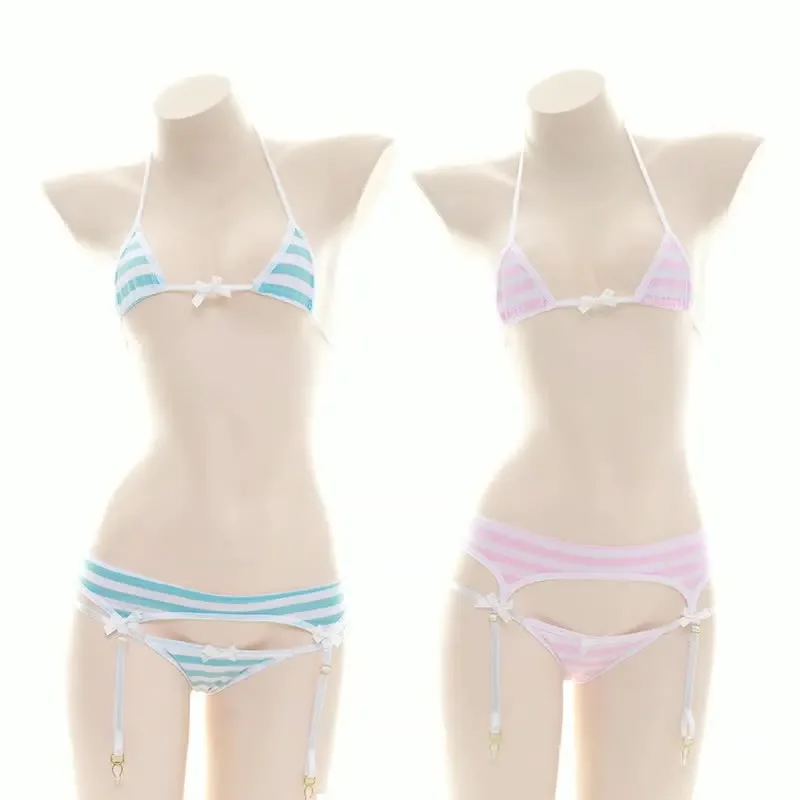 Damski Słodki Anime Gra Trójką – Anime Cosplay Bikini recenzja i cena