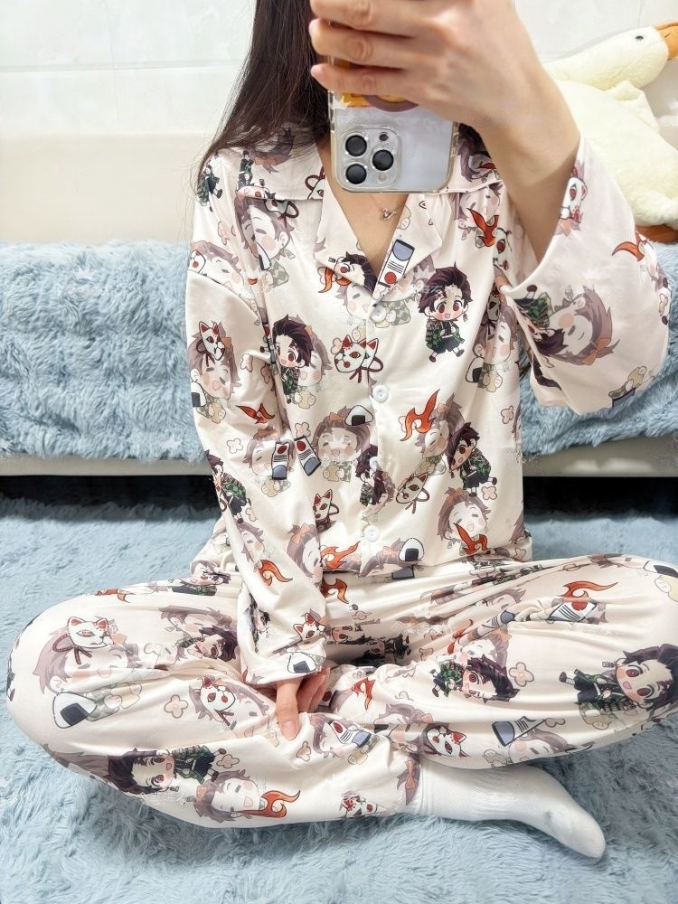 Letni zestaw piżam Demon Slaye – Cosplay Anime Zenitsu recenzja i cena
