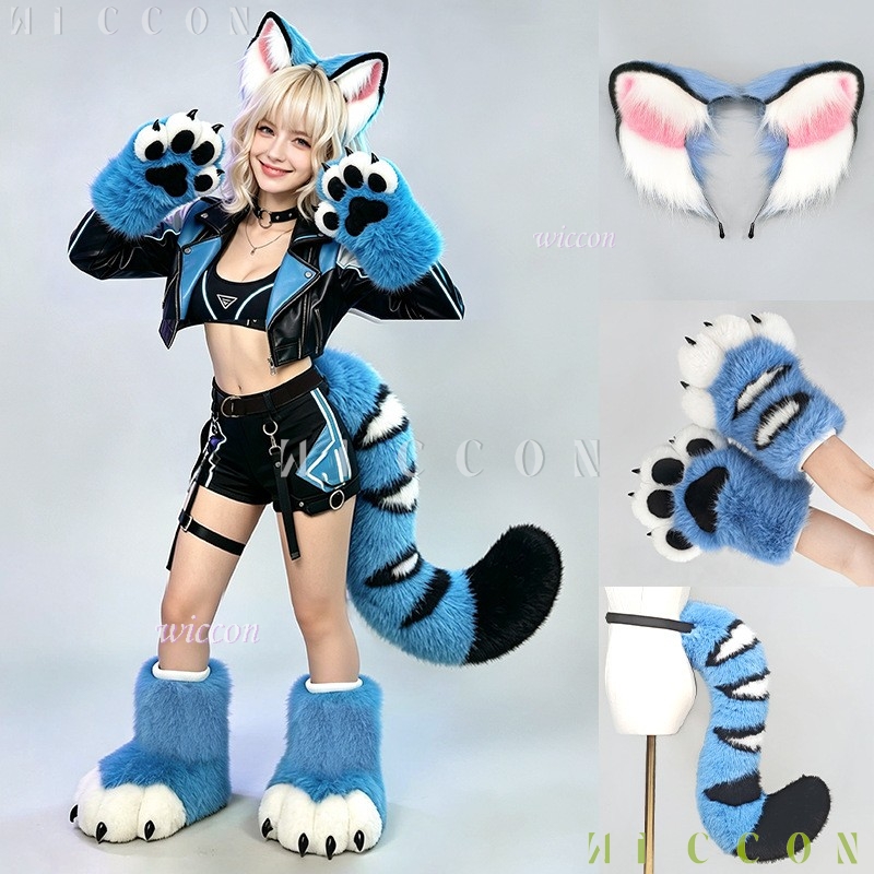 Derpyy Niebieski Zestaw Uszu i – Anime Cosplay Female recenzja i cena