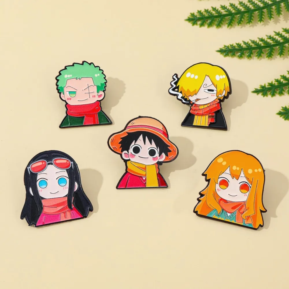 5 szt. Urocze przypinki anime, – Cosplay Anime Zoro recenzja i cena