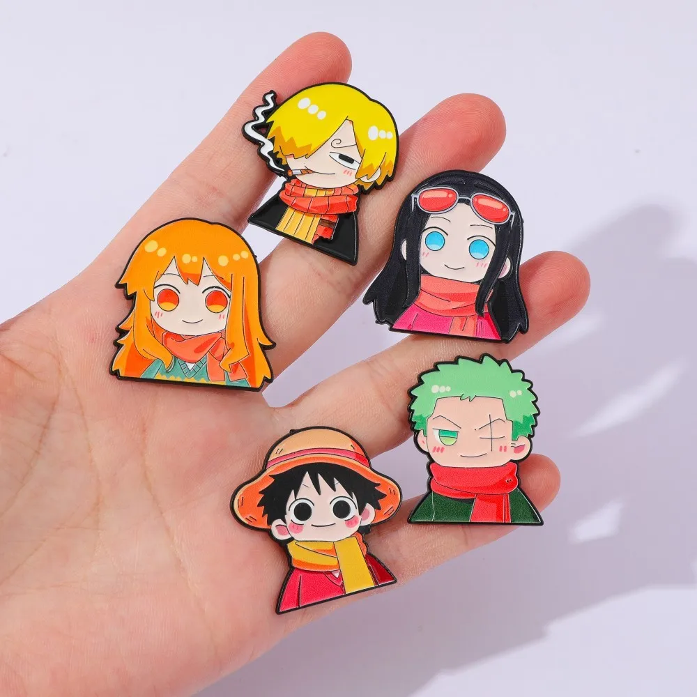 5 szt. Urocze przypinki anime, – Cosplay Anime Zoro recenzja i cena