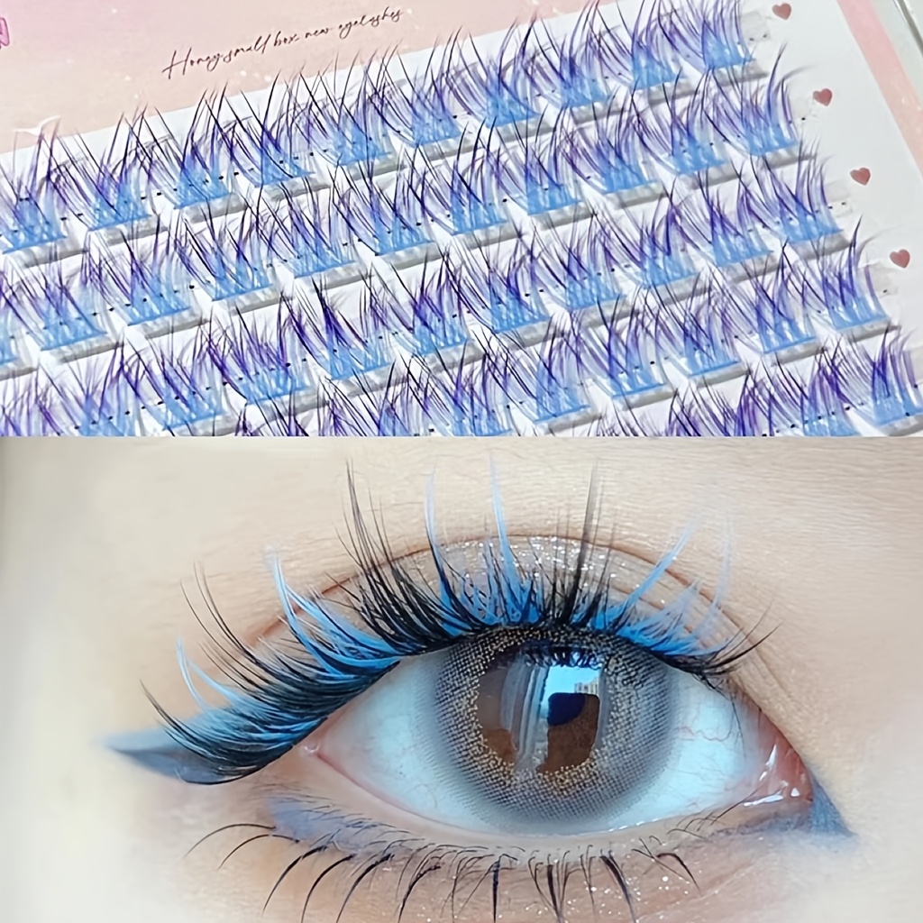 Mixiaohe Kolorowe Rzęsy 60 Kęp – Anime Cosplay Lashes recenzja i cena