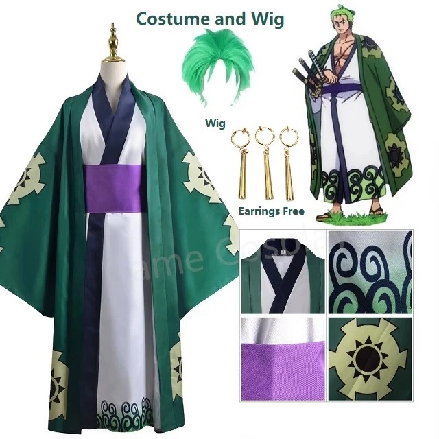 Zielony Roronoa Zoro Kimono Co – Cosplay Anime Zoro recenzja i cena