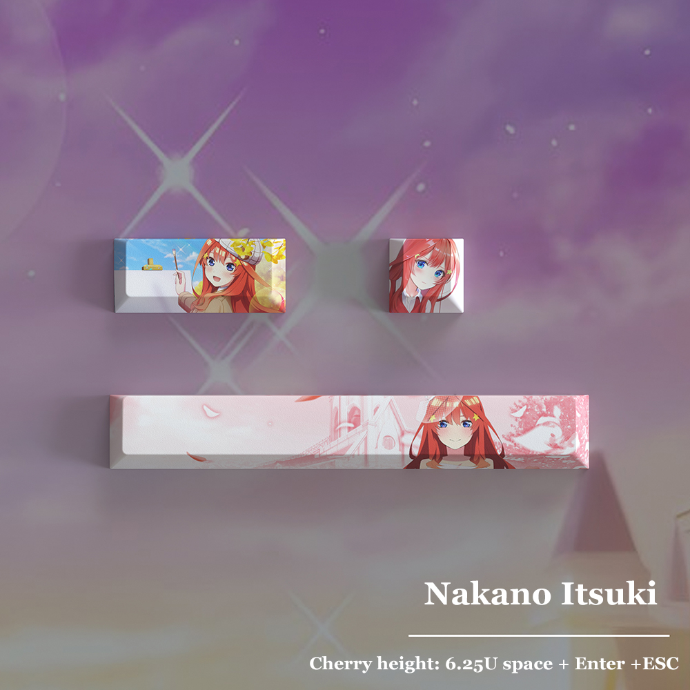 Klawisze PBT z motywem Quintes – Quintuplets Anime Cosplay recenzja i cena