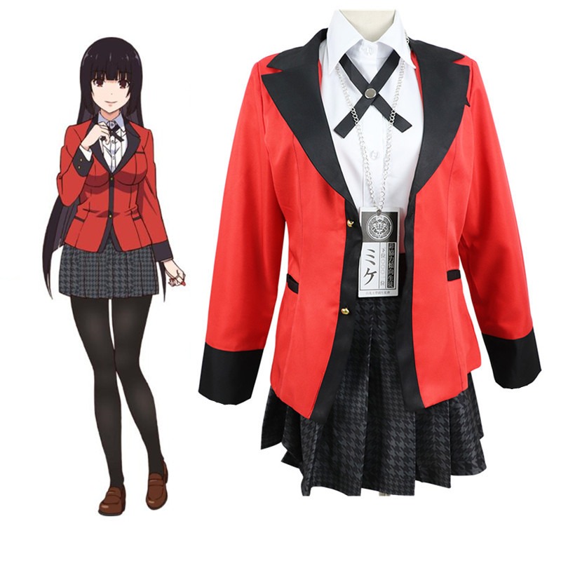 Kostium Cosplay Jabami Yumeko, – Anime Cosplay Kakegurui recenzja i cena