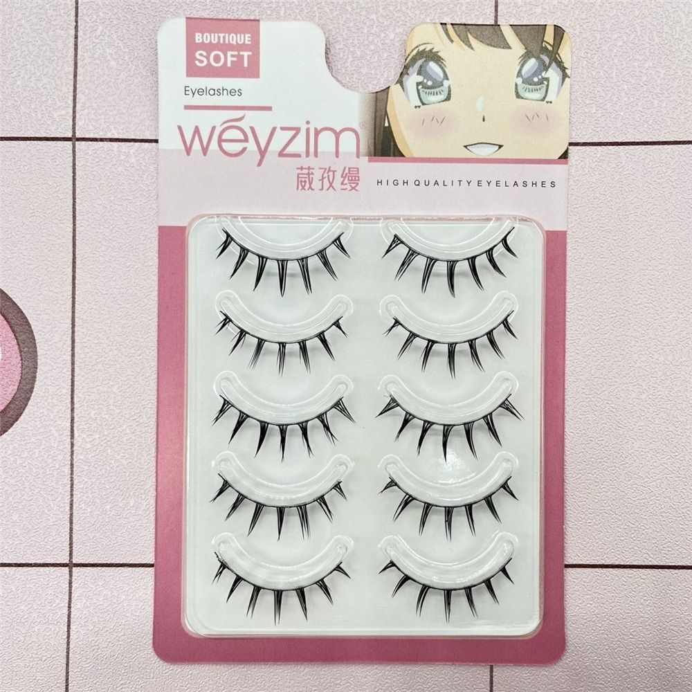 Zestaw 5 par japońskich sztucz – Anime Cosplay Lashes recenzja i cena